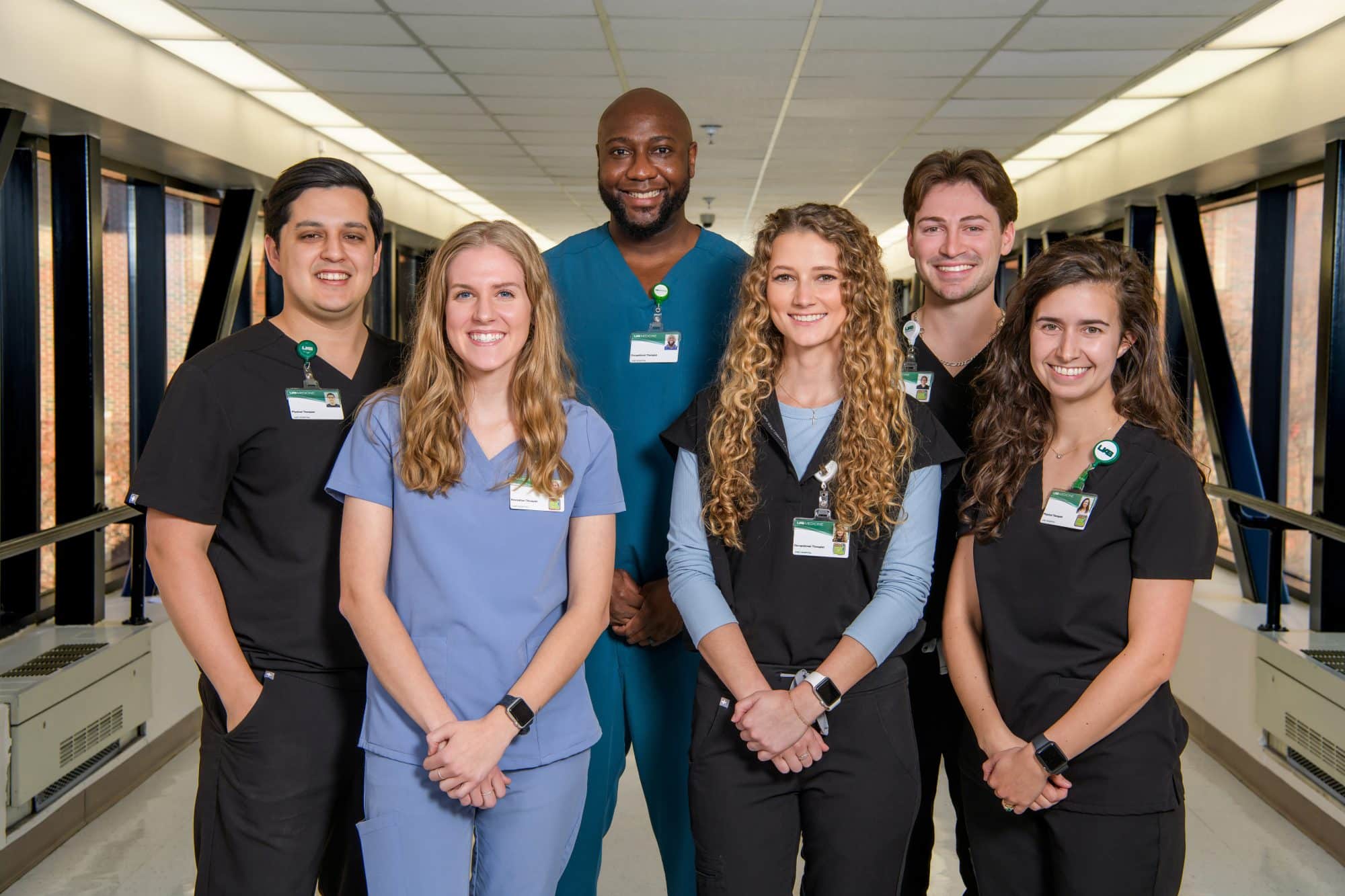 PTs, OTs, and Recreation Therapist at UAB Spain Rehabilitation Center